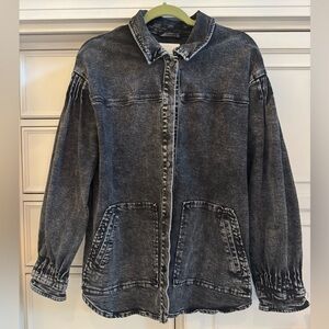 Avec Les Filles Charcoal Jean Jacket